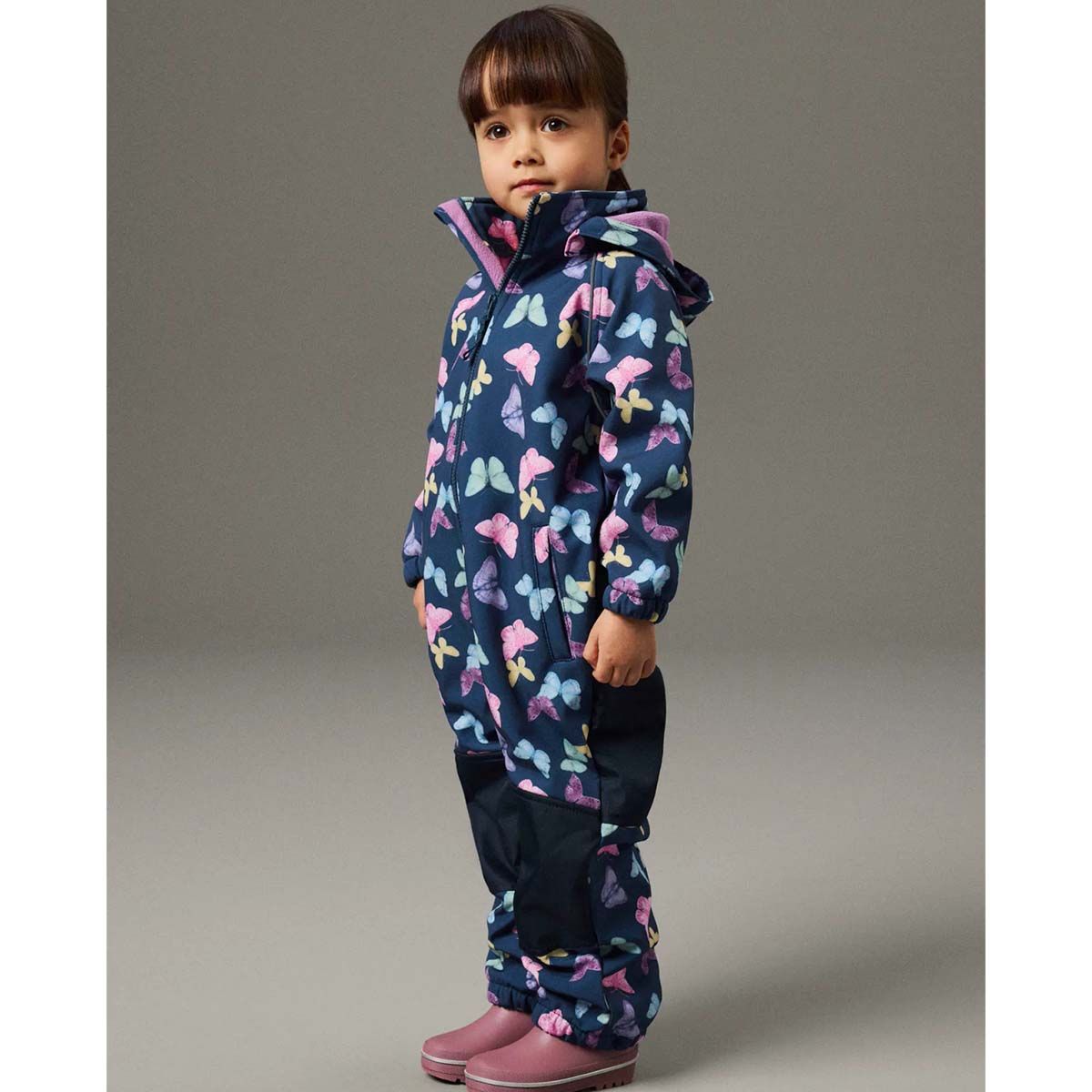 Name It Nmfalfa08 softshelldress til småbarn, Insignia Blue