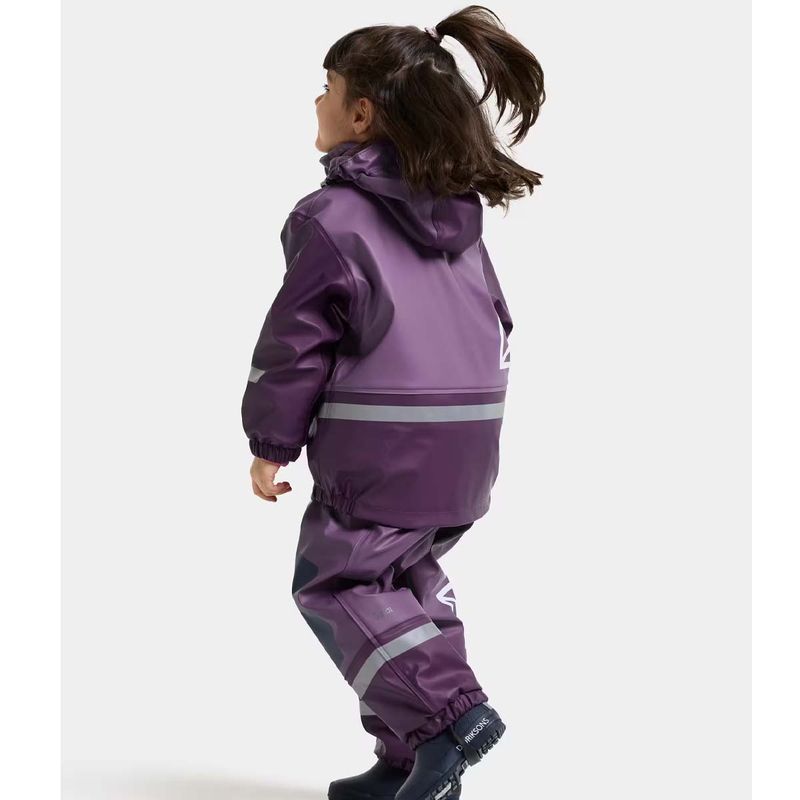 Didriksons Boardman 12 regnsett til barn, Eggplant
