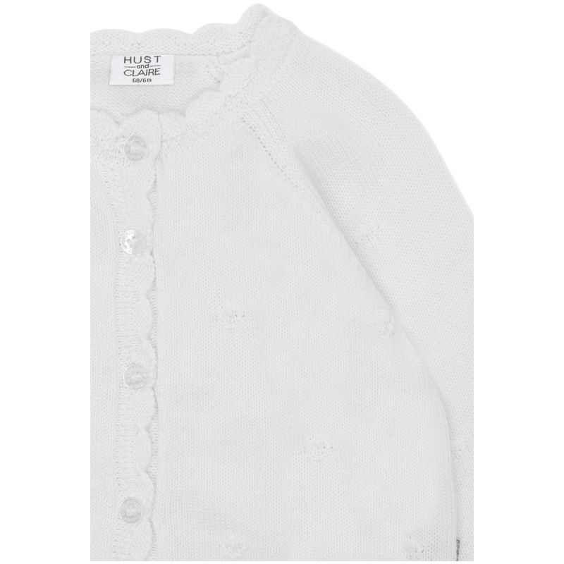 Hust and Claire Hccilja cardigan til barn, White