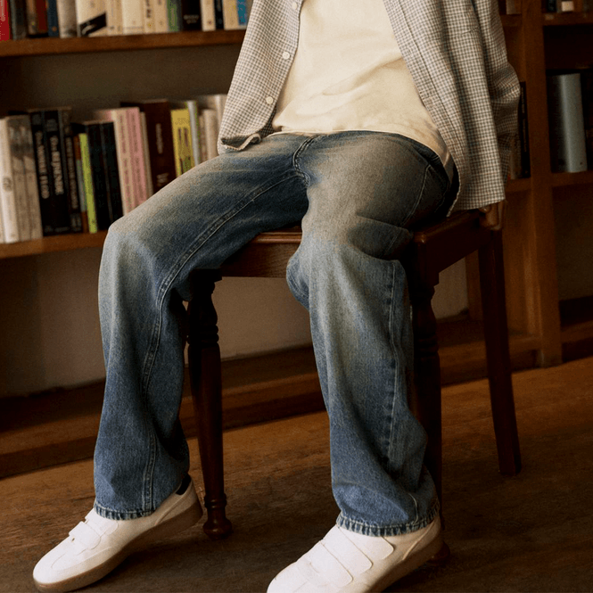 Hovedbilde Name It Nkmryan Straight jeans til barns, Vintage ...