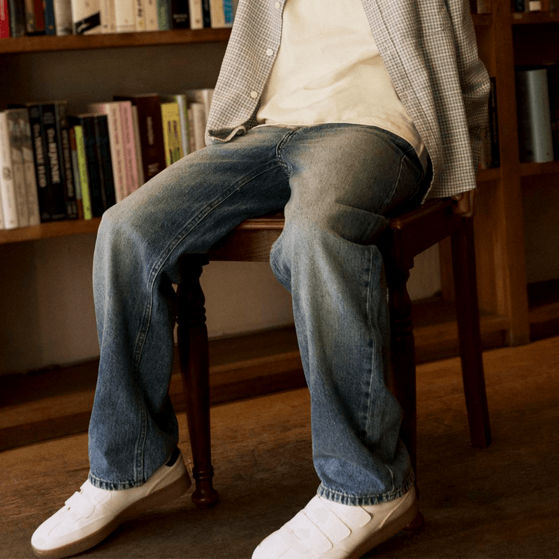 Name It Nkmryan Straight jeans til barns, Vintage Medium