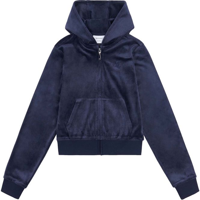Hovedbilde Juicy Couture Tonal velour hettejakke, night sky