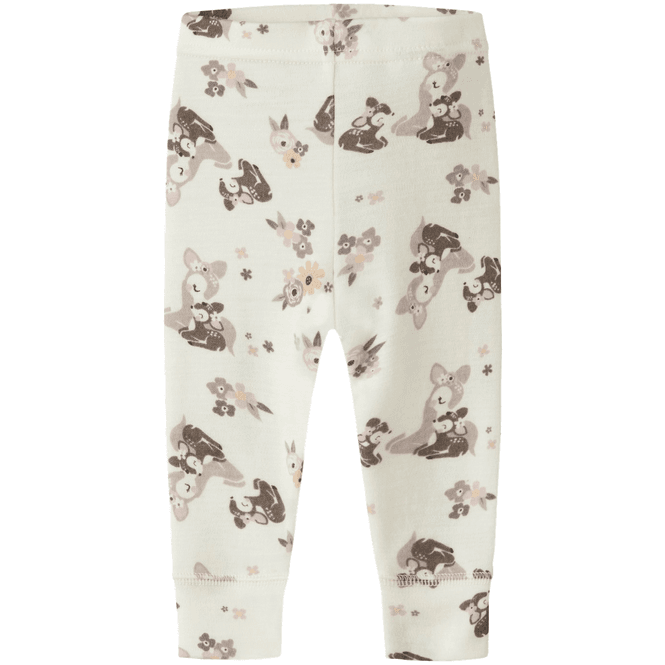 Hovedbilde Name It Nbfwillit leggings i ull til baby, Snow ...