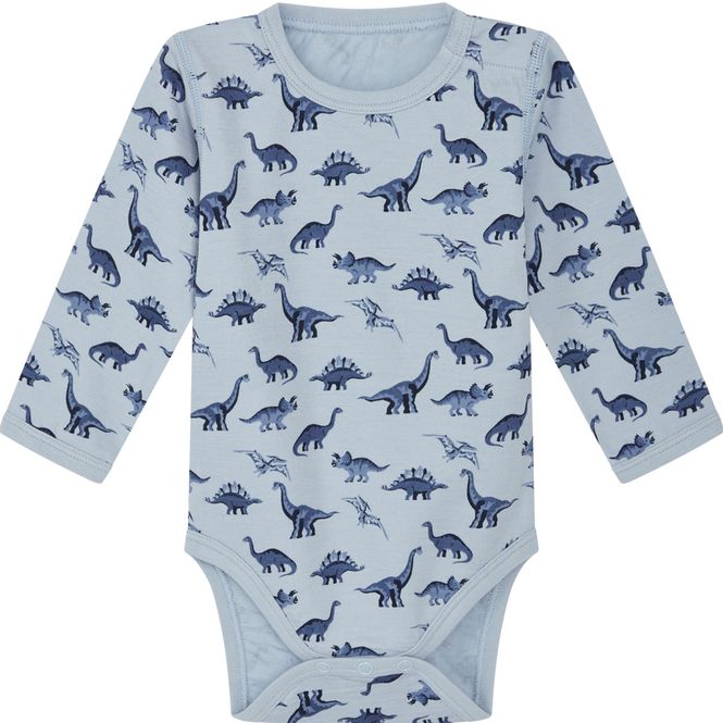 Hovedbilde Hust & Claire Badia body ull/bambus Dino, Cloud ...