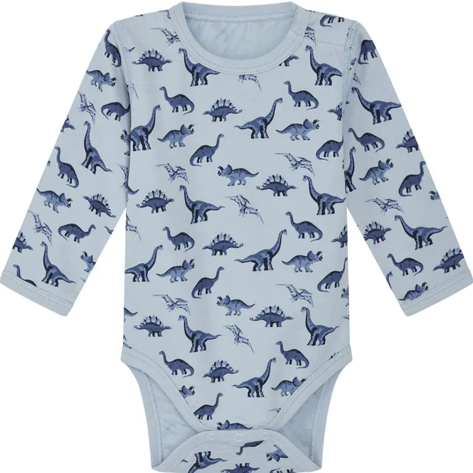 Hovedbilde Hust & Claire Badia body ull/bambus Dino, Cloud ...