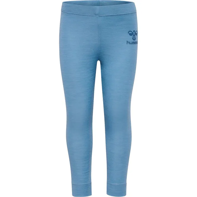 Hovedbilde Hummel Wolly ulleggings til barn og baby, Blue ...