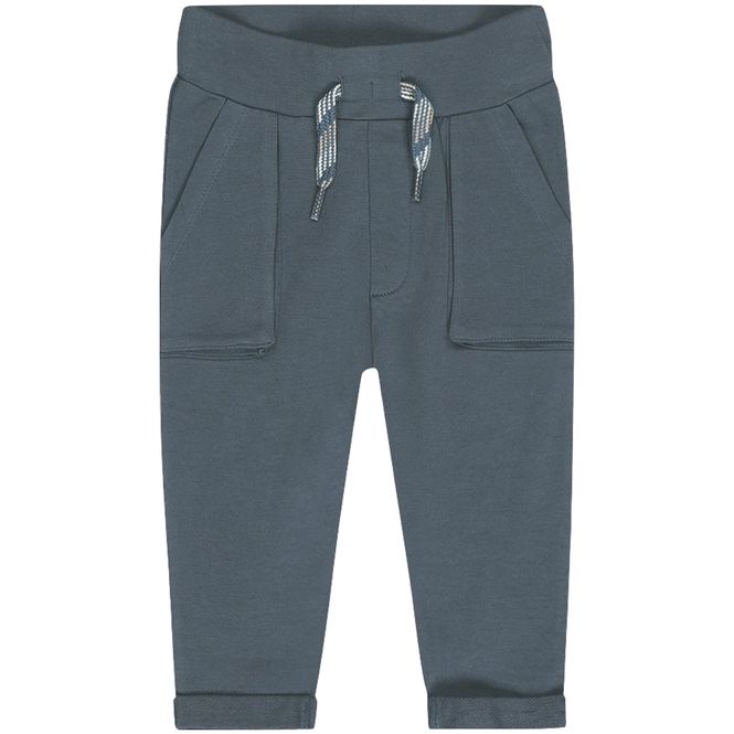Hovedbilde Dirkje joggebukse til baby og småbarn, Steel blue