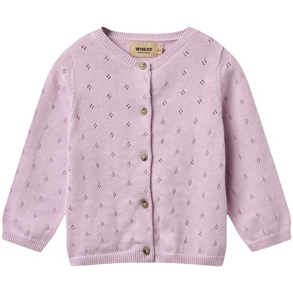 Hovedbilde Wheat Maia cardigan til baby, Lavender