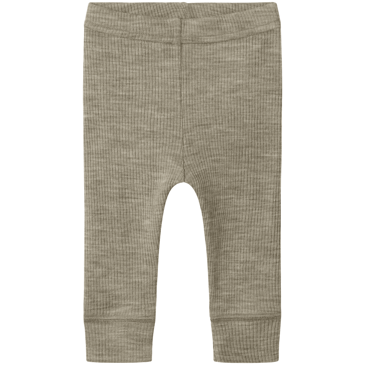 Name It Nbnwax Wool Rib leggings til baby, Dried Sage