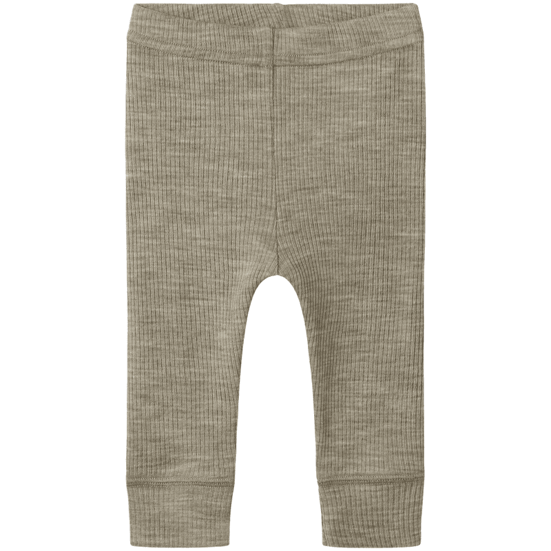 Name It Nbnwax Wool Rib leggings til baby, Dried Sage