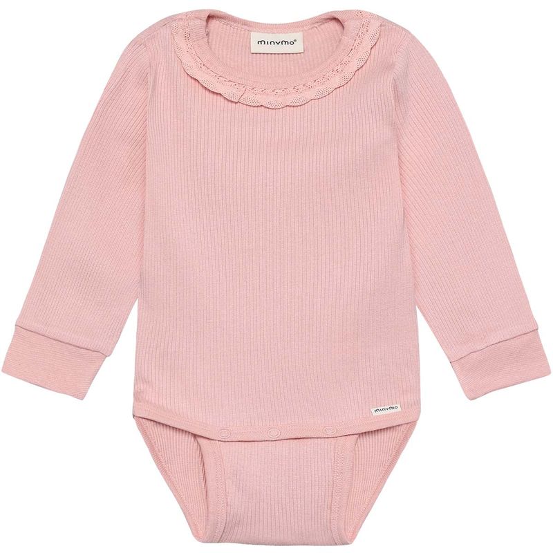 Minymo ribb body, Silver Pink