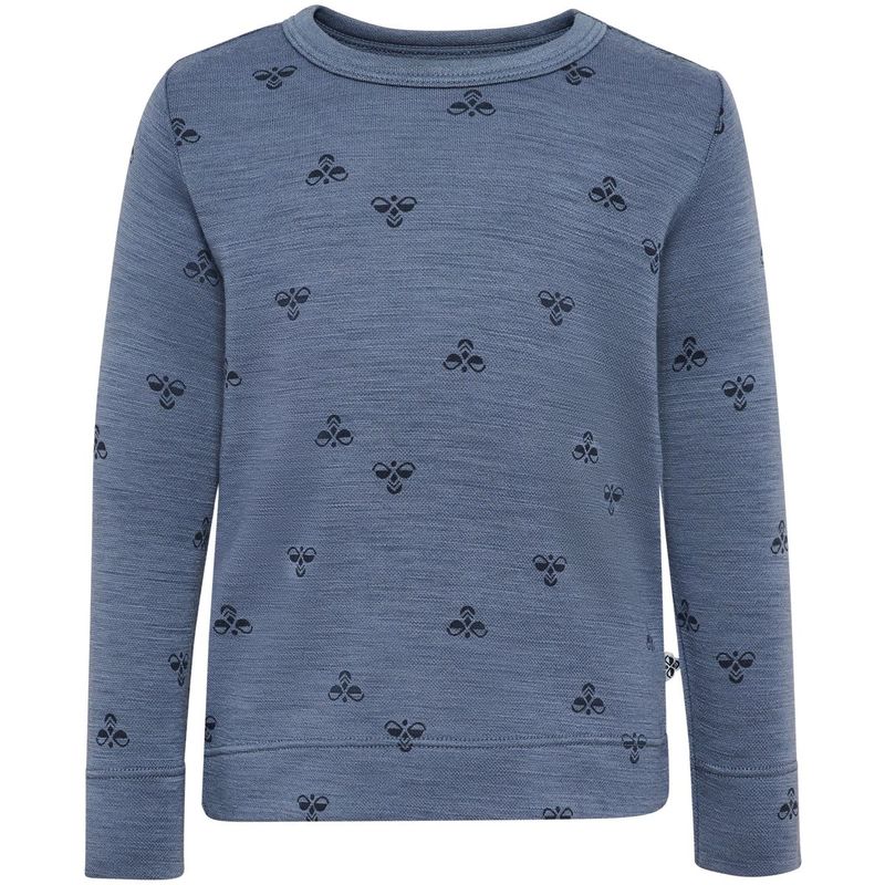 Hummel Hmlmini genser i ull/viskose til barn, Flint Stone