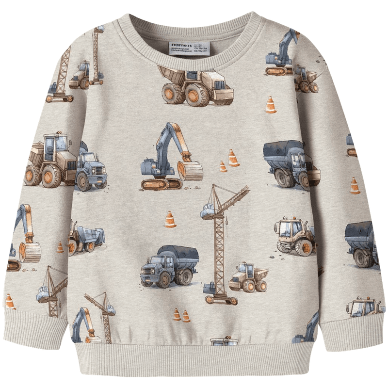 Name It Nmmnelson sweatshirt til småbarn, Peyote Melange