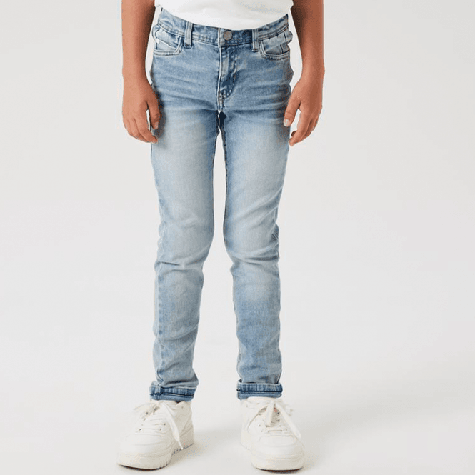Hovedbilde Name It Nkmtheo x-slim jeans til barn, Light Blue ...