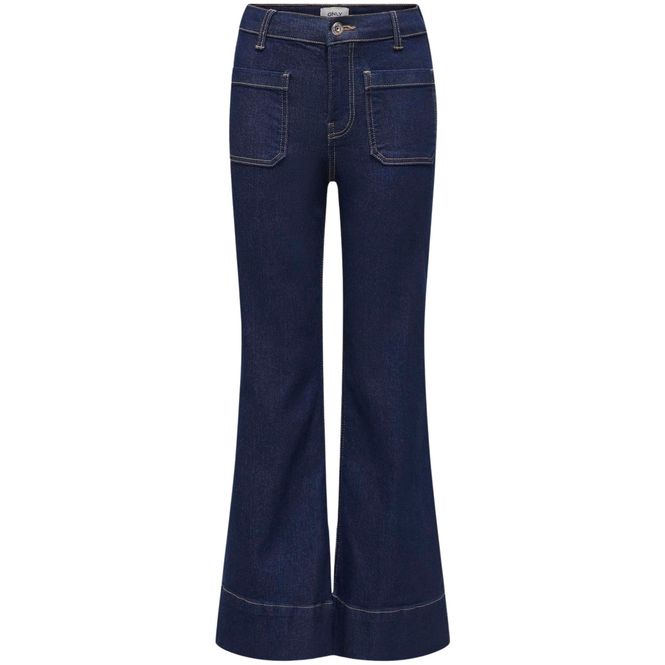 Hovedbilde Kids Only Kogcypress flared jeans til barn, Dark ...