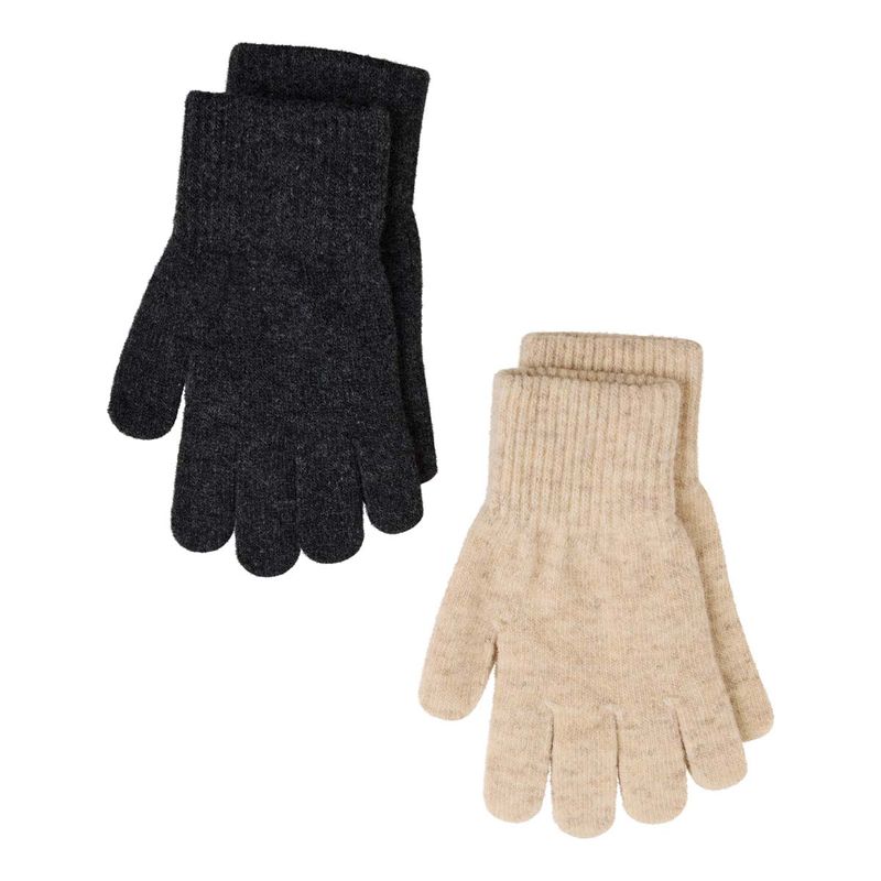 CeLaVi 2-pack Magic vanter til barn i ull, White Pepper