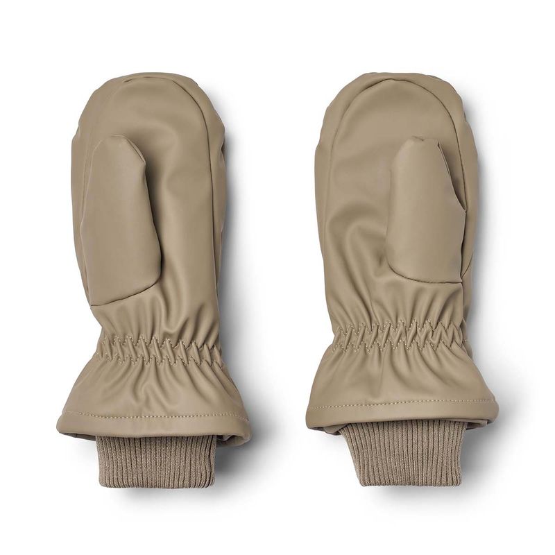 Wheat Stormy PU vintervotter til barn, Grey Stone