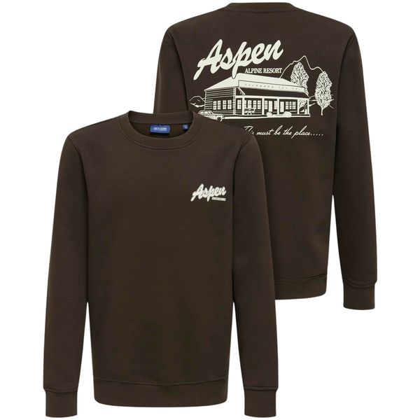 Hovedbilde Only & Sons Osjconnor sweatshirt, Coffee Bean