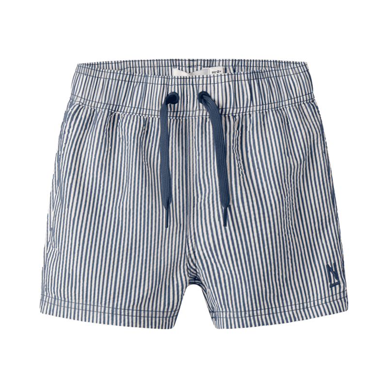 Name It Nmmzackary badeshorts til småbarn, Vintage Indigo