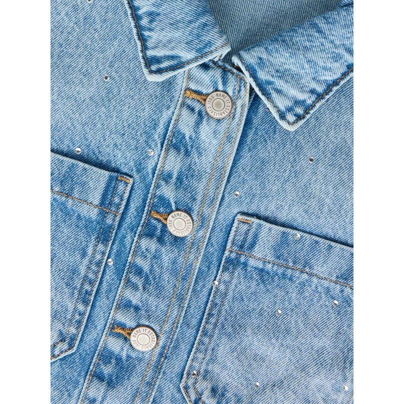 Name It Nkflisa denim jakke til barn, Light Blue Denim