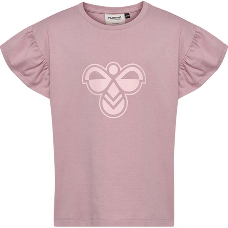 Hummel Hmljr Ruffle t-skjorte til barn, Sea Fog