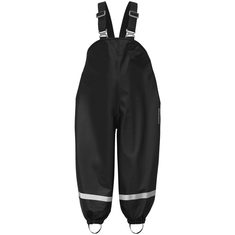 Didriksons Plaskeman 7 regnbukse til barn, Black