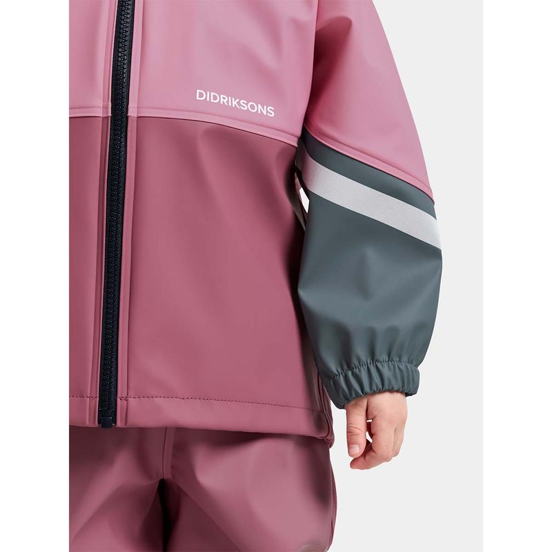 Didriksons Waterman 12 regnsett til barn, Light Heather Pink