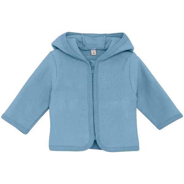 Hovedbilde Huttelihut jakke i bomullsfleece, Windward Blue