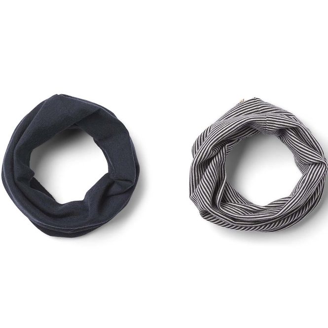 Hovedbilde Wheat Arta 2-pack hals i ull til barn, Navy