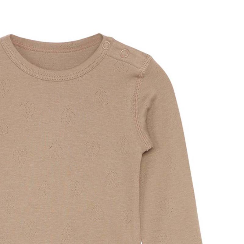 Hust & Claire Buller body m/hullmønster, mocha