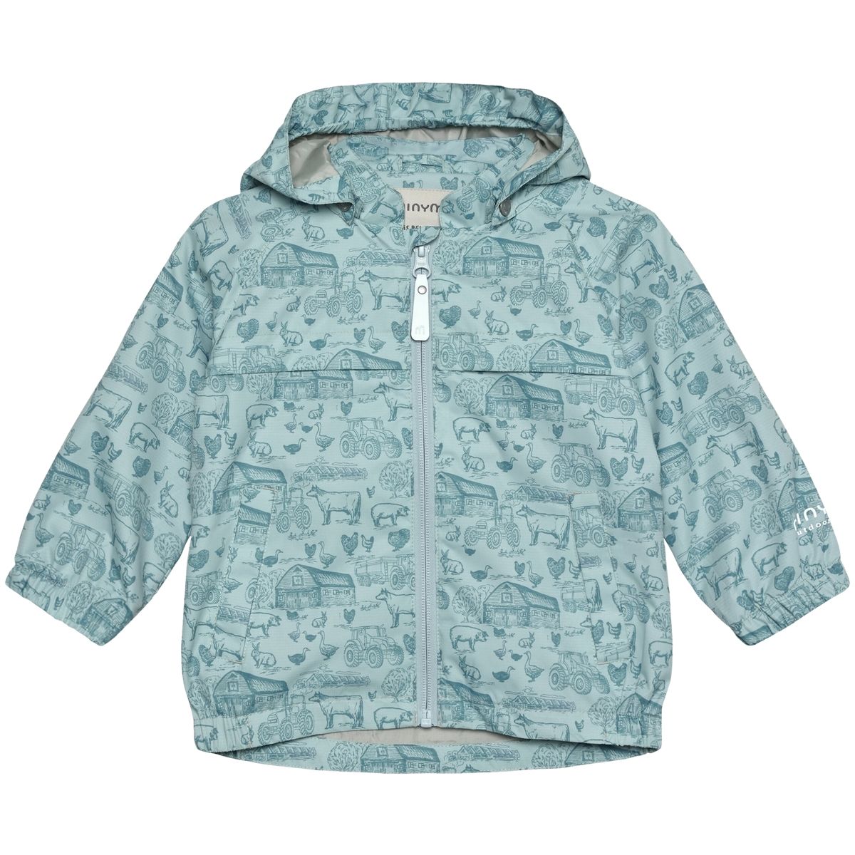 Minymo vår-og høstjakke til småbarn, Niagara Mist