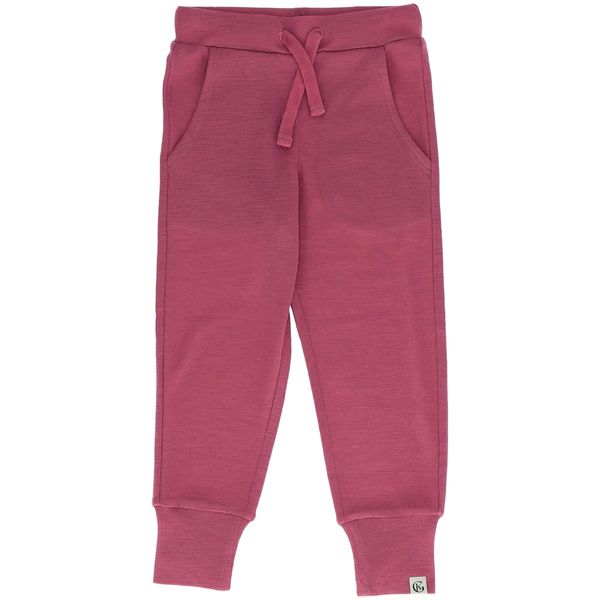 Hovedbilde Gullkorn Villvette ullbukse til barn, Varm Rosa