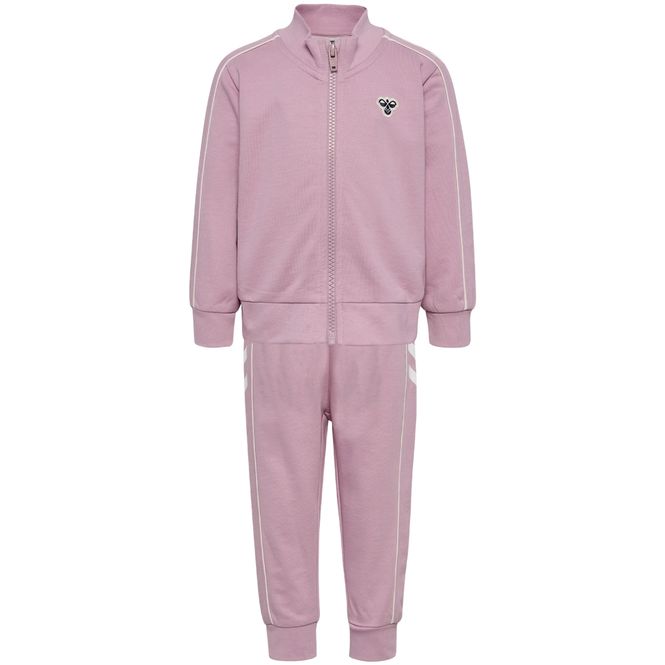 Hovedbilde Hummel tracksuit til småbarn, Mauve Shadow