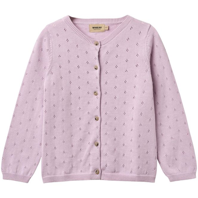 Hovedbilde Wheat Maia cardigan til barn, Lavender