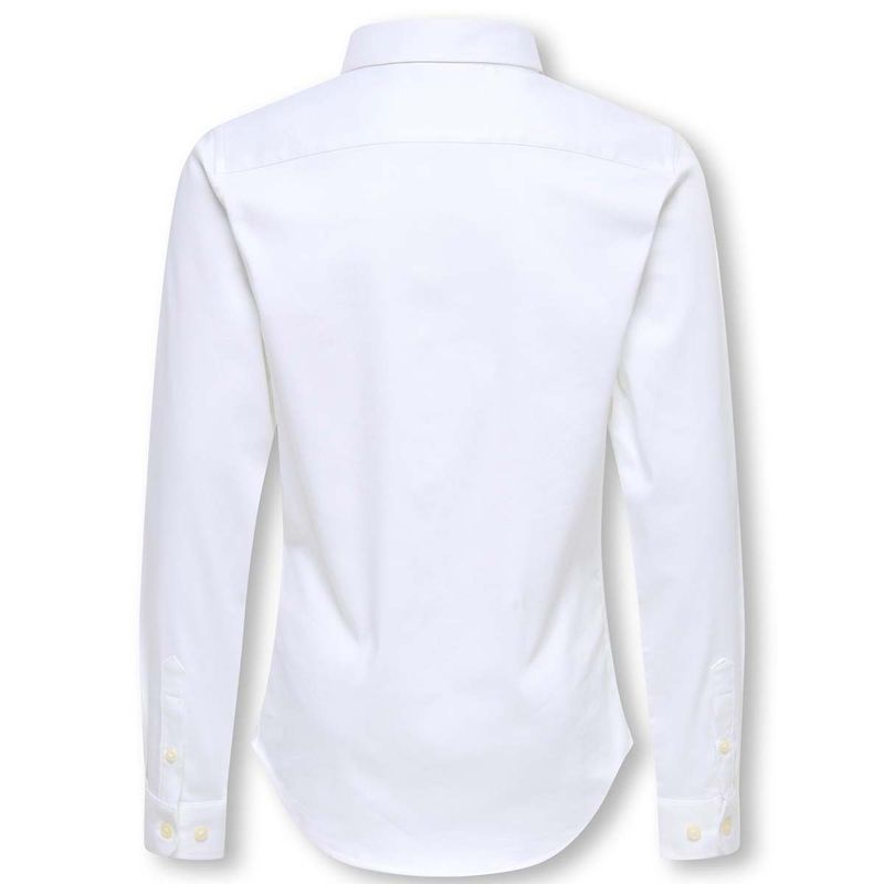 Only & Sons Osjjim skjorte til barn, Bright White