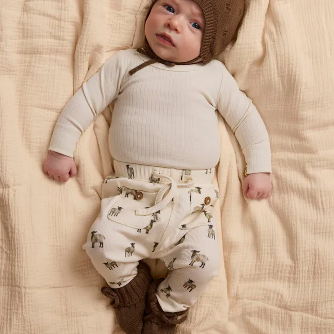 Hovedbilde Lil' Atelier Nbmgavo bukse til baby, Turtledove