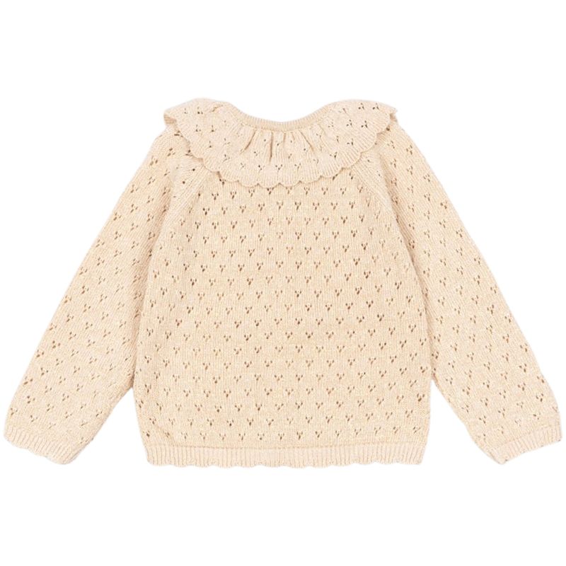 Konges Sløjd Holiday cardigan til barn, Buttercream
