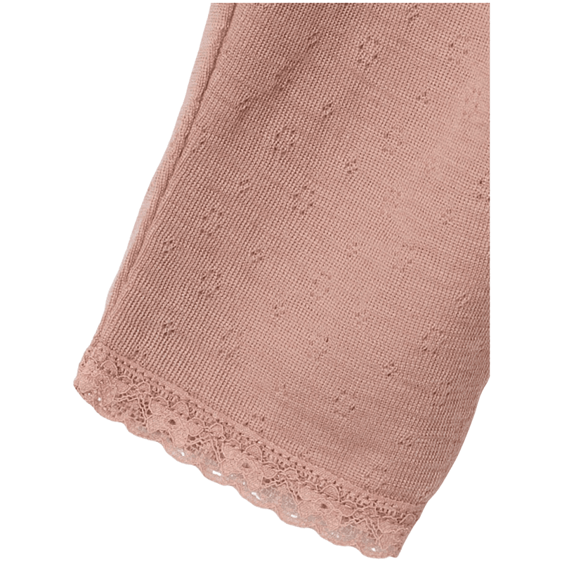 Lil' Atelier Nmfnoel leggings i ull til småbarn, Roebuck