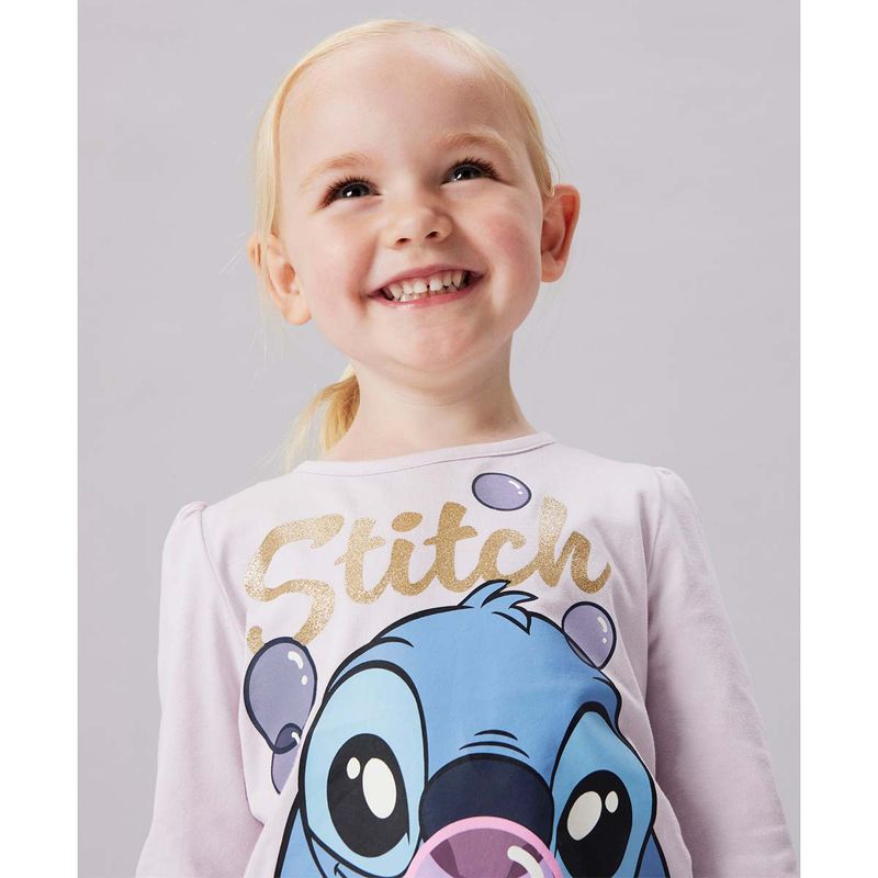 Name It Nmffufu Stitch genser til småbarn, Lavender Fog