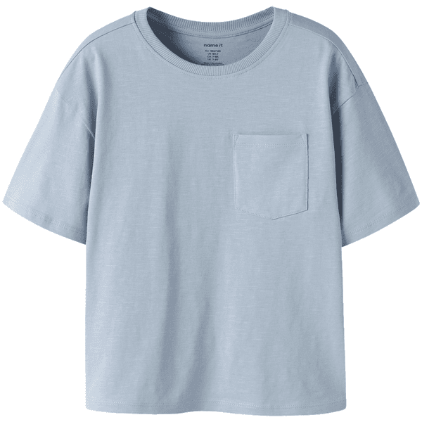 Hovedbilde Name It Nkmvebbe t-skjorte til barn, Blue Fog