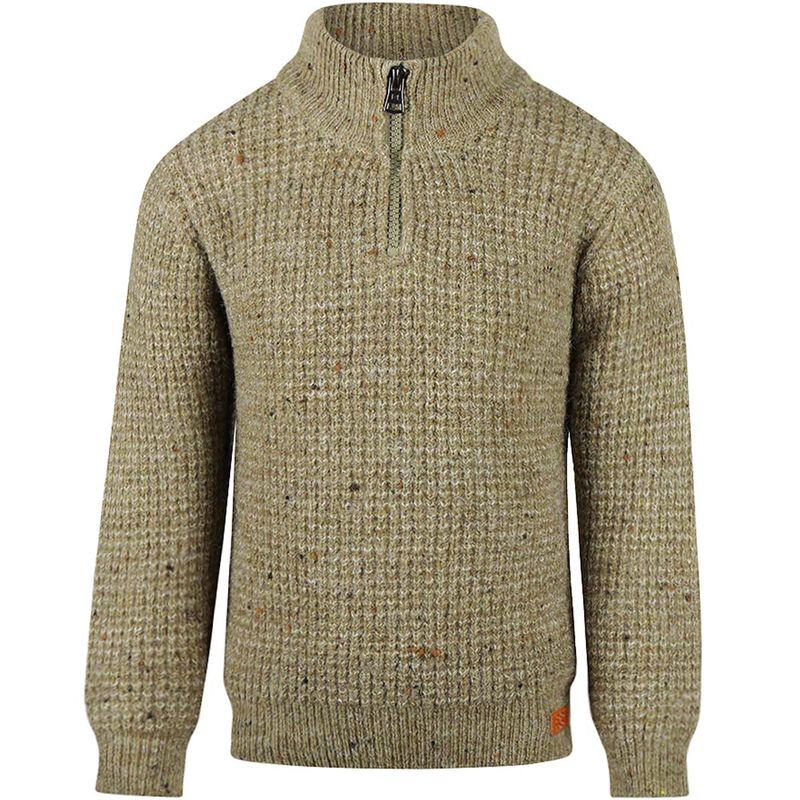 Koko Noko half-zip genser til barn, Dusty Green