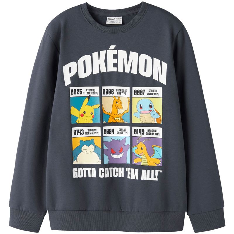 Name It Nkmstus Pokemon sweatshirt, Ombre Blue