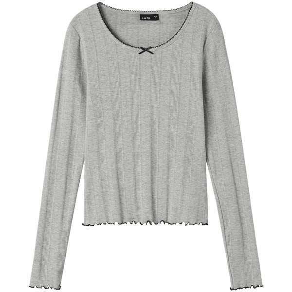 Hovedbilde LMTD Nlfnamel genser til barn, Grey Melange