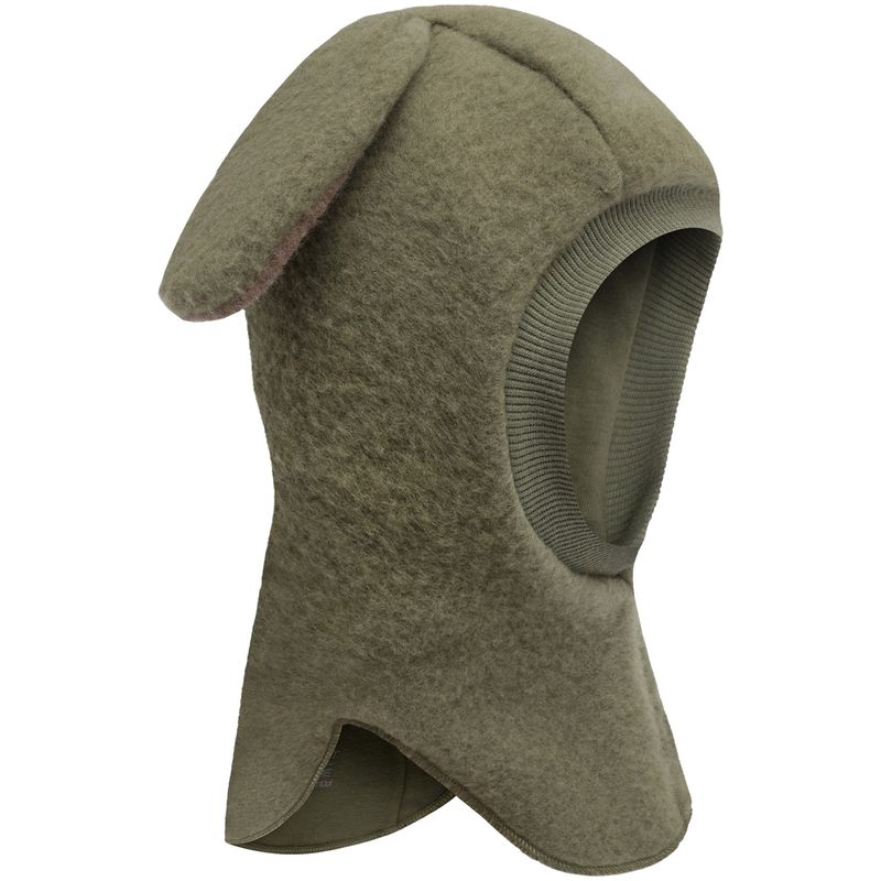 Hust & Claire balaclava i ullfleece, Turtle