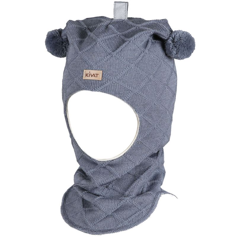 Kivat Cable balaclava til barn og baby, Dueblå