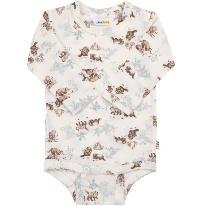 Joha body i ull, Off white/Forest