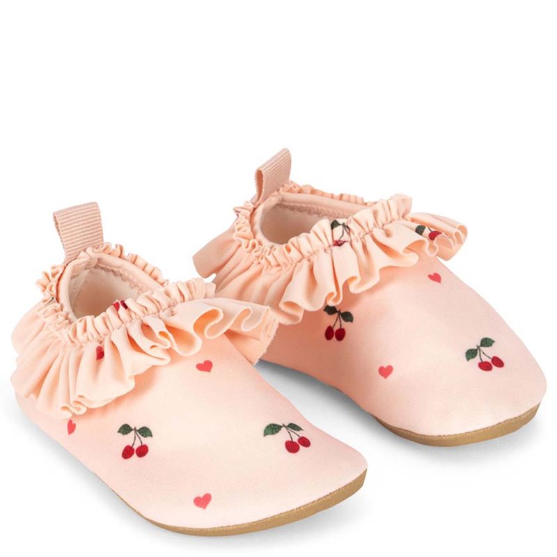 Konges Sløjd badesko til baby og barn, Cherry Coeur Rose