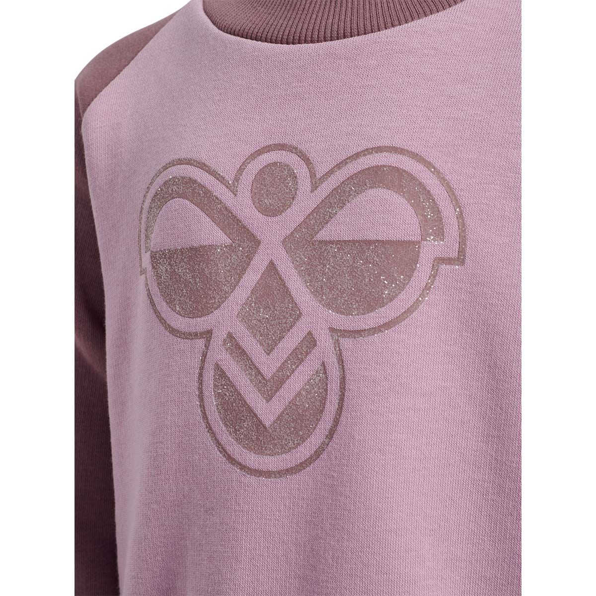 Hummel x DressMyKid Bumble joggedress-sett, Twilight Mauve