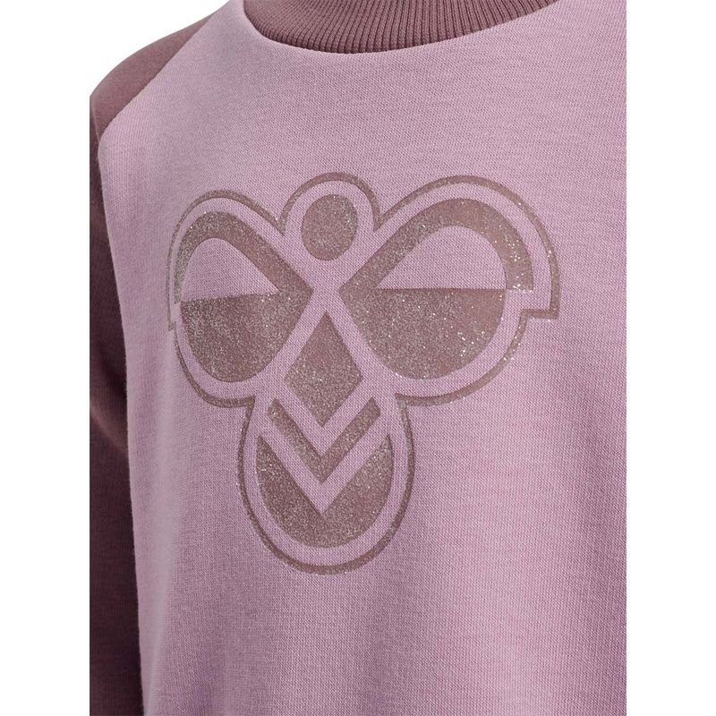 Hummel x DressMyKid Bumble joggedress-sett, Twilight Mauve