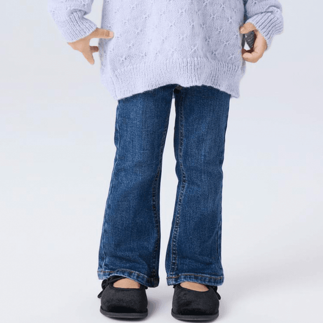 Hovedbilde Name It Nmfpolly bootcut jeans til småbarn, Dark ...